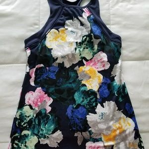 NWT Blue Tank Top, Workout Top, built in bra